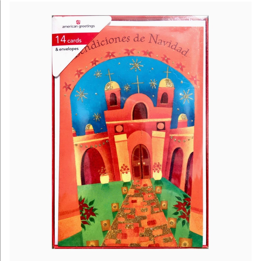 “Bendiciones de Navidad” Spanish Español Christmas Cards, 14 ct